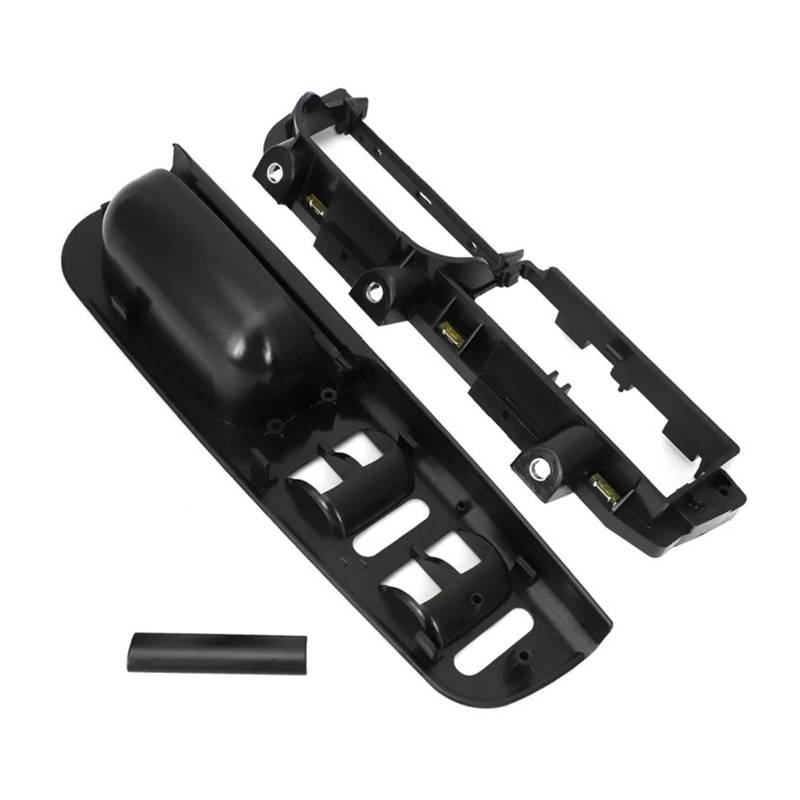 Auto Innen Türgriff Für Bora Für Golf 4 Für MK4 Für Jetta 1999 2000 2001 2002 2003 2004 Vorne Hinten Links Rechts Tür Schwarz Pull Haltegriff LHD Auto Interio(Lift Button Switch) von KOEHXJ