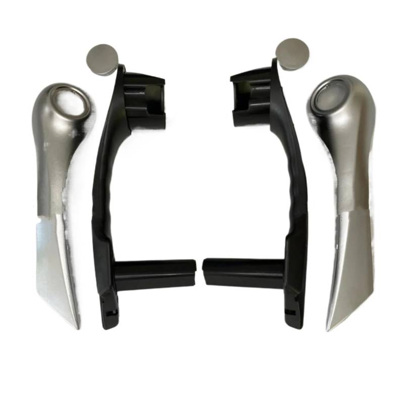 Auto Innen Türgriff Für Megane 2 2003-2009 Tür Pull Griff Set Rechts Links Schwarz Chrom Beige 7701475316-7701475317(BEIGE Left+Right) von KOEHXJ