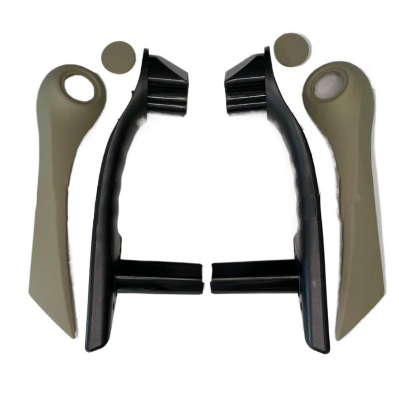 Auto Innen Türgriff Für Megane 2 2003-2009 Tür Pull Griff Set Rechts Links Schwarz Chrom Beige 7701475316-7701475317(Chrome Left+Right) von KOEHXJ