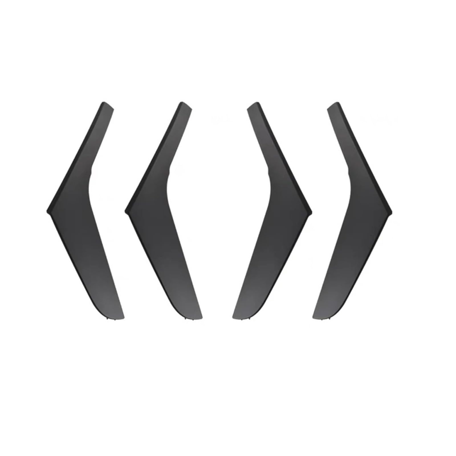 Auto Innen Türgriff Für VW Für Golf 6 Für GTI Für MK6 2009-2014 Vorne Hinten Innen Tür Pull Griff Armlehne Abdeckung Panel Trim(1Set Black) von KOEHXJ