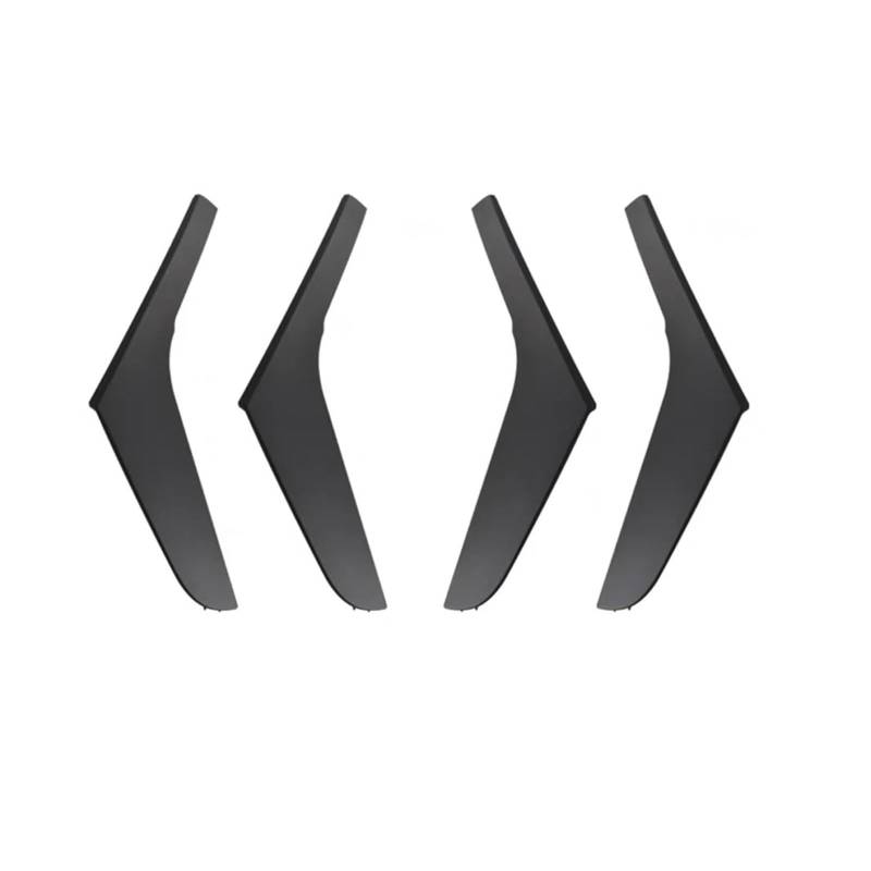 Auto Innen Türgriff Für VW Für Golf 6 Für GTI Für MK6 2009-2014 Vorne Hinten Innen Tür Pull Griff Armlehne Abdeckung Panel Trim(1Set Black) von KOEHXJ