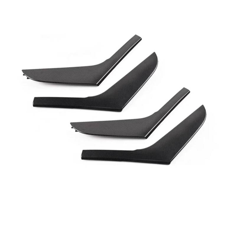 Auto Innen Türgriff Für VW Für Golf 6 Für GTI Für MK6 2009-2014 Vorne Hinten Innen Tür Pull Griff Armlehne Abdeckung Panel Trim(1Set Carbon Fiber) von KOEHXJ