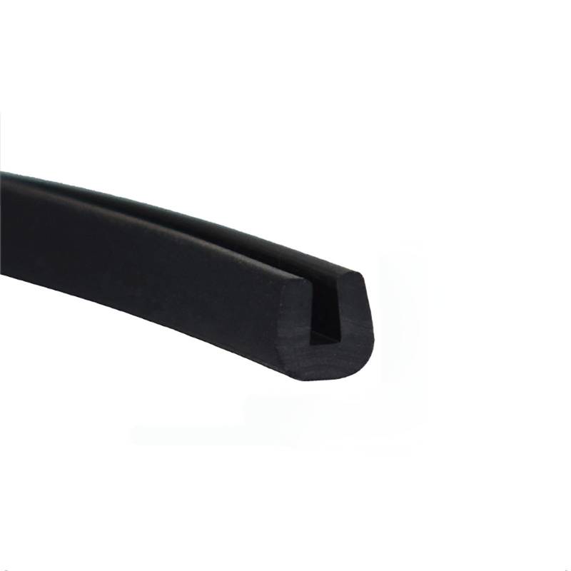 Kantenschutz, Gummidichtung, U-Kanal, 3,28 Fuß schwarze Gummi-Zierleiste, Blechkantenschutz for Heimwerkerprojekte, Auto, Tür, Breite x Höhe, 6 mm x 8 mm(6mm x 6mm) von KOINEN