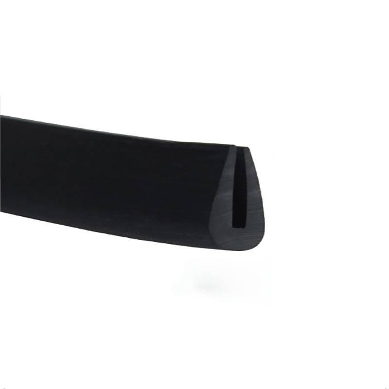 Kantenschutz, Gummidichtung, U-Kanal, 3,28 Fuß schwarze Gummi-Zierleiste, Blechkantenschutz for Heimwerkerprojekte, Auto, Tür, Breite x Höhe, 6 mm x 8 mm(8mm x 14mm) von KOINEN