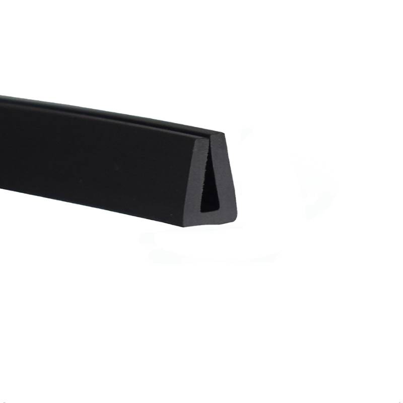 Kantenschutz, Gummidichtung, U-Kanal, Kantenschutz, 3,28 Fuß, schwarzer Dichtungsstreifen for Türkantenschutz, einfach zu installieren for scharfe und raue Oberflächen, Breite x Höhe, 12 mm x 12 mm(4m von KOINEN