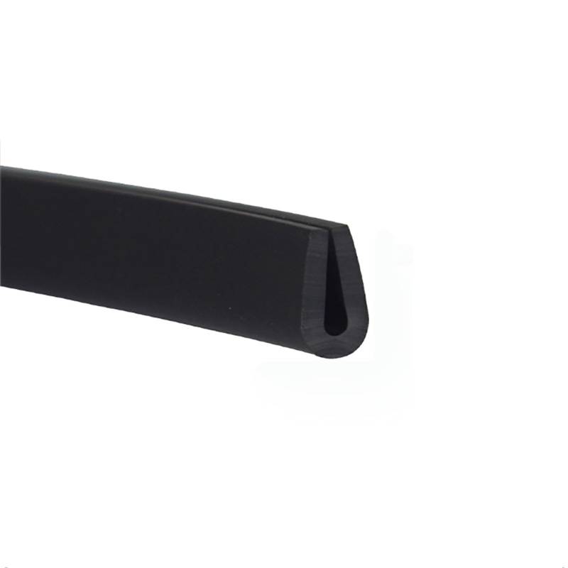 Kantenschutz, Gummidichtung, U-Kanal, runder Boden, 3,28 Fuß, schwarzer Gummi-Kantendichtungsstreifen, for Autotüren, Luken und Glasstahlplatten, leicht zu schneiden, Breite x Höhe, 14 mm x 8 mm(10mm von KOINEN