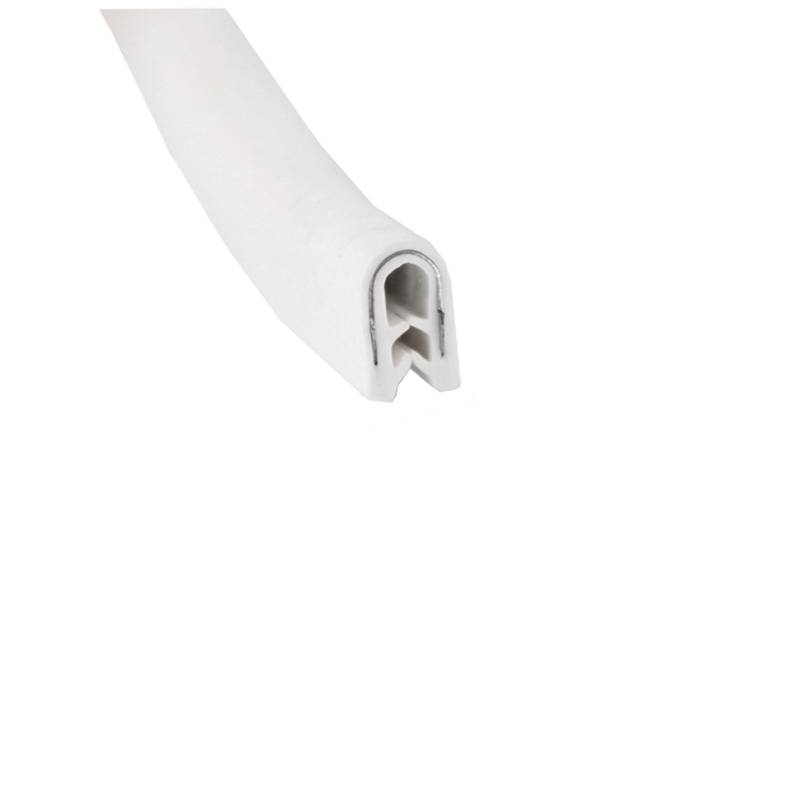 Kantenschutz, Gummidichtung U-Kanal, 2 m Passungsspalt Autotür-Dichtungsstreifen, Gummi-Wetterschutz mit Stahl, Autotür-Kantenschutz, Höhe x Breite, Rot, 15 mm x 8 mm(White,10mm x 7mm) von KOINEN