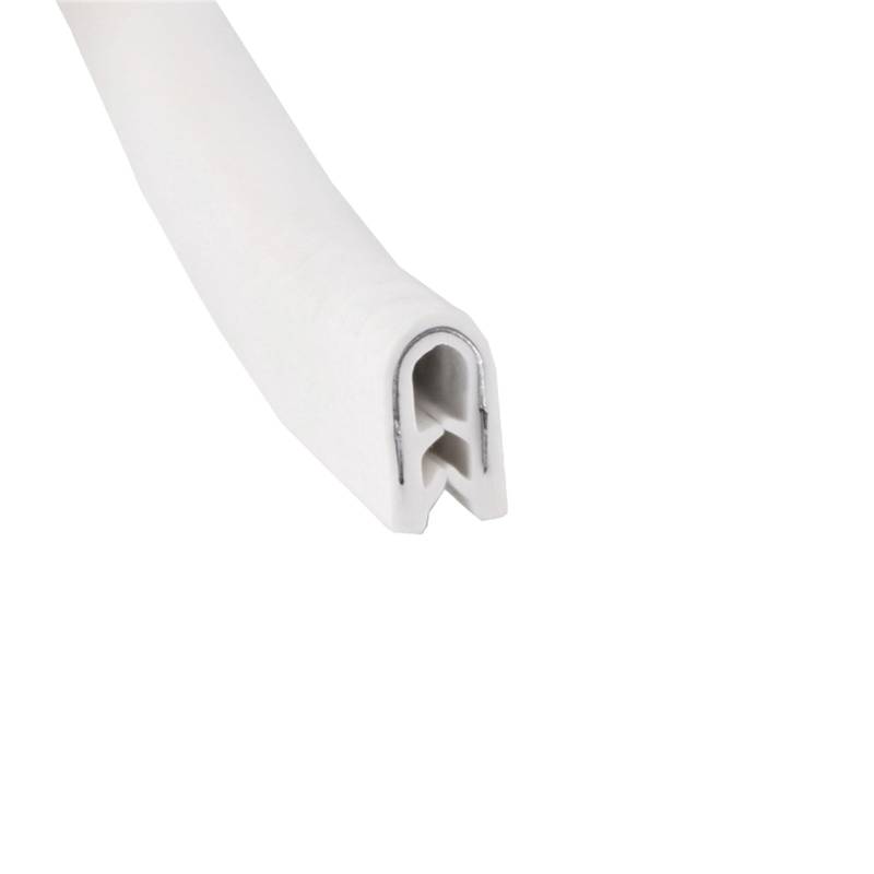 Kantenschutz, Gummidichtung U-Kanal, 2 m Passungsspalt Autotür-Dichtungsstreifen, Gummi-Wetterschutz mit Stahl, Autotür-Kantenschutz, Höhe x Breite, Rot, 15 mm x 8 mm(White,13mm x 8mm) von KOINEN