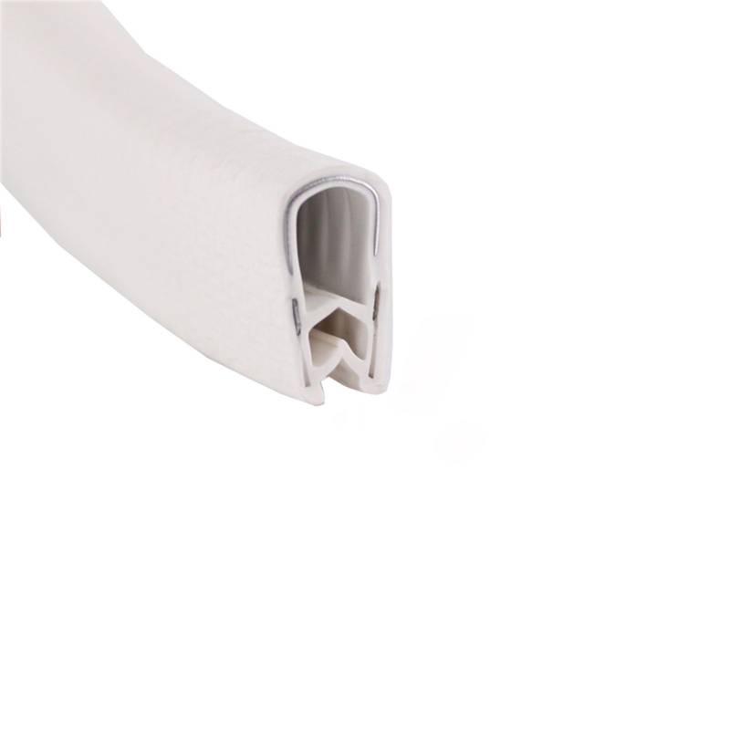 Kantenschutz, Gummidichtung U-Kanal, 2 m Passungsspalt Autotür-Dichtungsstreifen, Gummi-Wetterschutz mit Stahl, Autotür-Kantenschutz, Höhe x Breite, Rot, 17 mm x 10 mm(White,17mm x 10mm) von KOINEN
