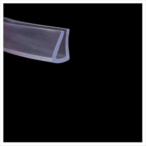 Kantenschutz, Gummidichtung U-Kanal, 2 m transparenter Kantenschutz aus Gummi, Kantenschutz aus Blech for Heimwerkerprojekte, Autotür, Höhe x Breite, 14 mm x 8 mm(15mm x 10mm) von KOINEN