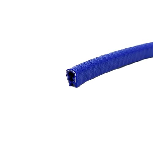 Kantenschutz, Gummidichtung U-Kanal, 3,28 Fuß Autotürkantenschutz for die meisten Autometallkanten, langlebiges und sauber abnehmbares Design, Höhe x Breite, Rot, 10 mm x 7 mm(Blue,10mm x 7mm) von KOINEN