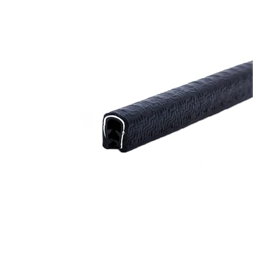 Kantenschutz, Gummidichtung U-Kanal, 3,28 Fuß U-Kanal-Kantenverkleidungs-Gummidichtung, Wetterschutz for scharfe und raue Kantenschutzoberflächen, Höhe x Breite, Rot, 8 mm x 6 mm(Black,10mm x 7mm) von KOINEN