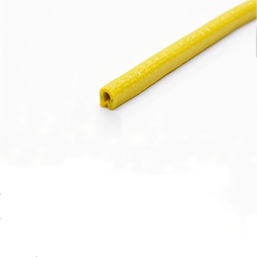 Kantenschutz, Gummidichtung U-Kanal, 3,28 Fuß U-Kanal-Kantenverkleidungs-Gummidichtung, Wetterschutz for scharfe und raue Kantenschutzoberflächen, Höhe x Breite, Rot, 8 mm x 6 mm(Yellow,8mm x 6mm) von KOINEN