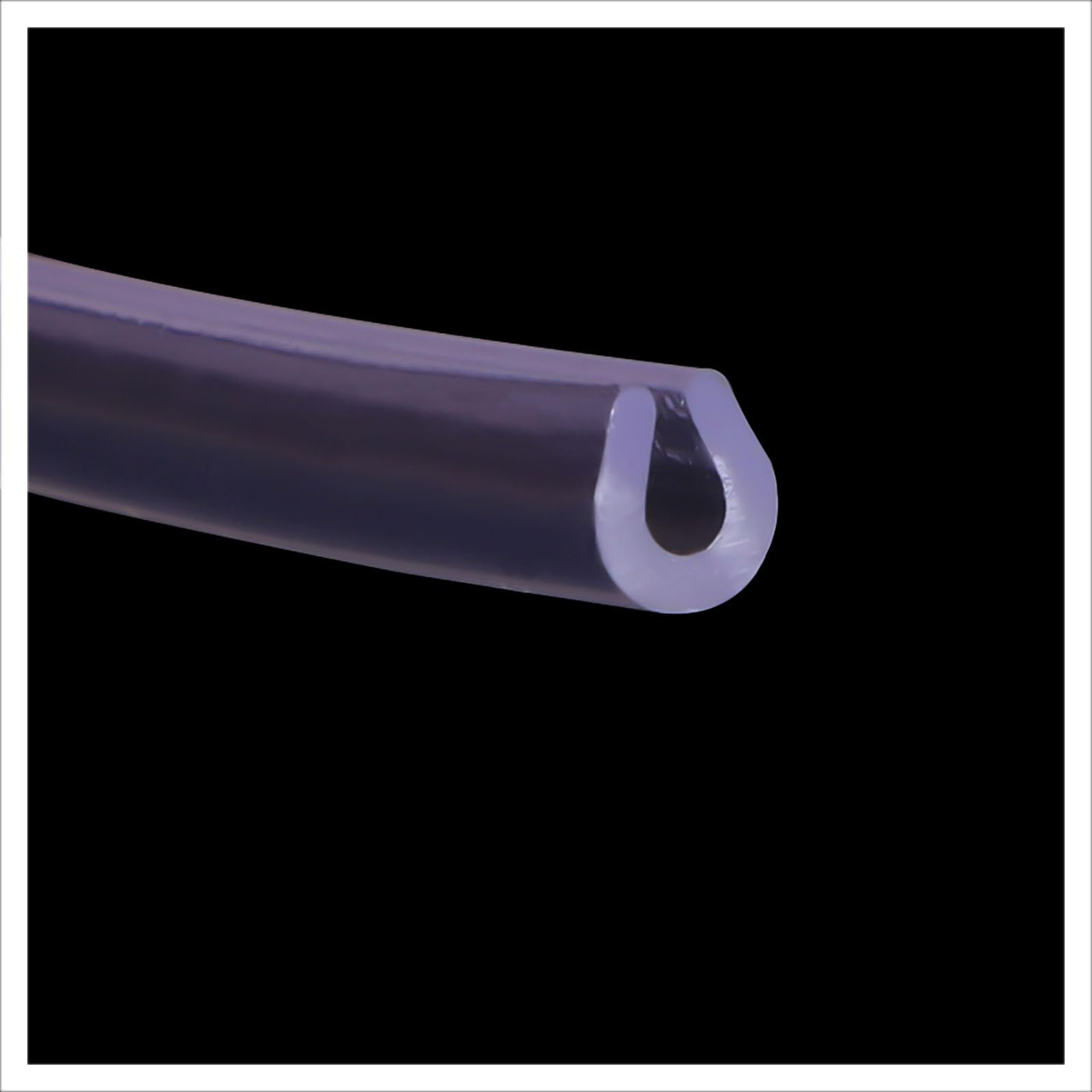 Kantenschutz, Gummidichtung U-Kanal, 3,28 Fuß durchscheinender Gummi-Kantenschutz for Autotüren, Blechteile, Höhe x Breite, 10 mm x 6 mm(5mm x 3mm) von KOINEN