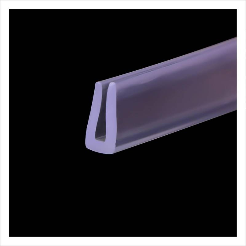 Kantenschutz, Gummidichtung U-Kanal, 3,28 Fuß durchscheinender Gummi-Kantenschutz for Autotüren, Blechteile, Höhe x Breite, 10 mm x 6 mm(7mm x 4mm) von KOINEN