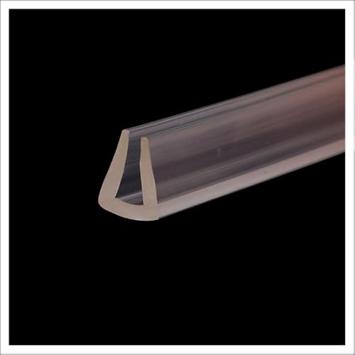 Kantenschutz, Gummidichtung U-Kanal, 3,28 Fuß durchscheinender Gummi-Wetterschutzkantendichtungsstreifen, for Fenstertürabdeckungen mit scharfen Kanten, Höhe x Breite, 10 mm x 8 mm(10mm x 8mm) von KOINEN