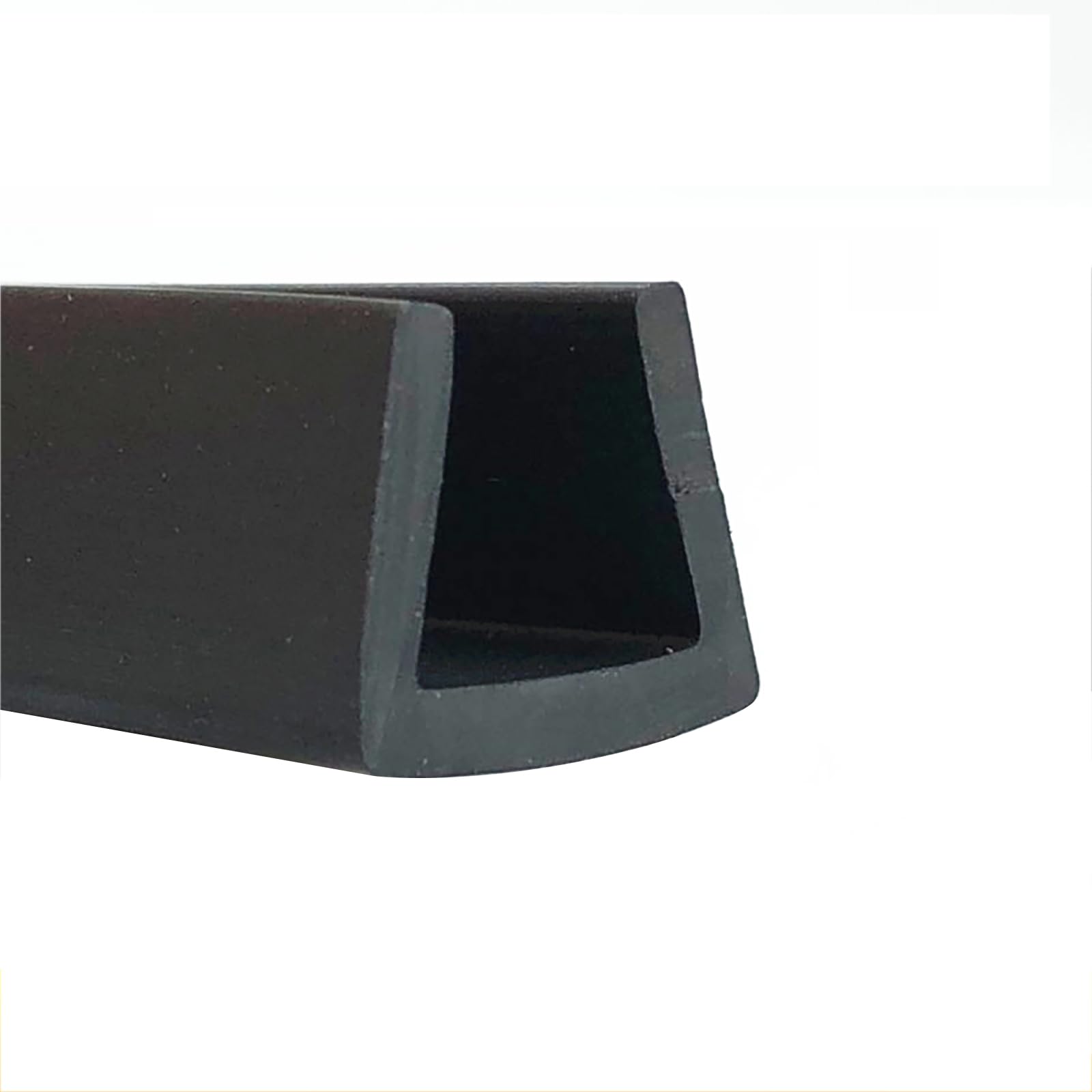 Kantenschutz, Gummidichtung U-Kanal, 3,28 Fuß schwarzer Gummi-Wetterschutz-Isolierkantendichtungsstreifen, for Fenster- und Türschalldämmung, Breite x Höhe, 6 mm x 10 mm(9mm x 11mm) von KOINEN