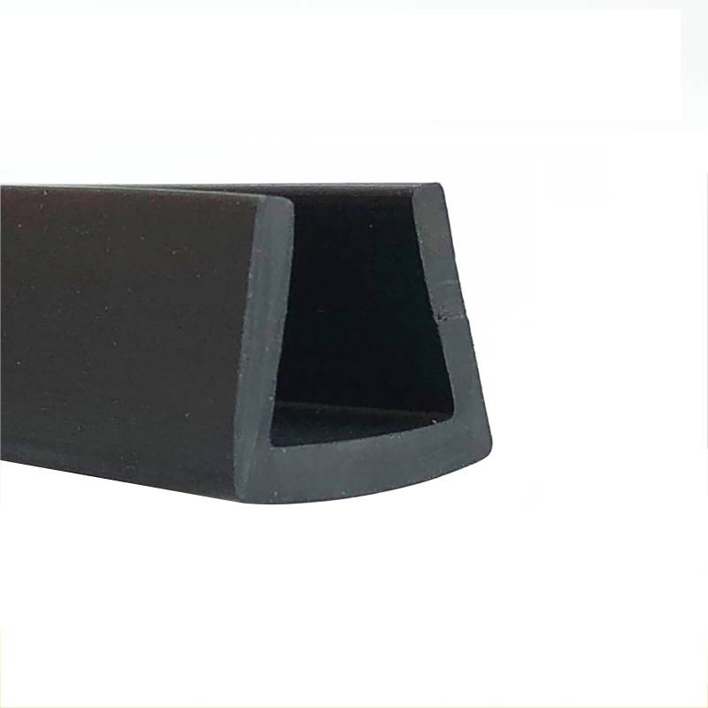 Kantenschutz, Gummidichtung U-Kanal, 3,28 Fuß schwarzer Gummi-Wetterschutz-Isolierkantendichtungsstreifen, for Fenster- und Türschalldämmung, Breite x Höhe, 6 mm x 10 mm(9mm x 11mm) von KOINEN