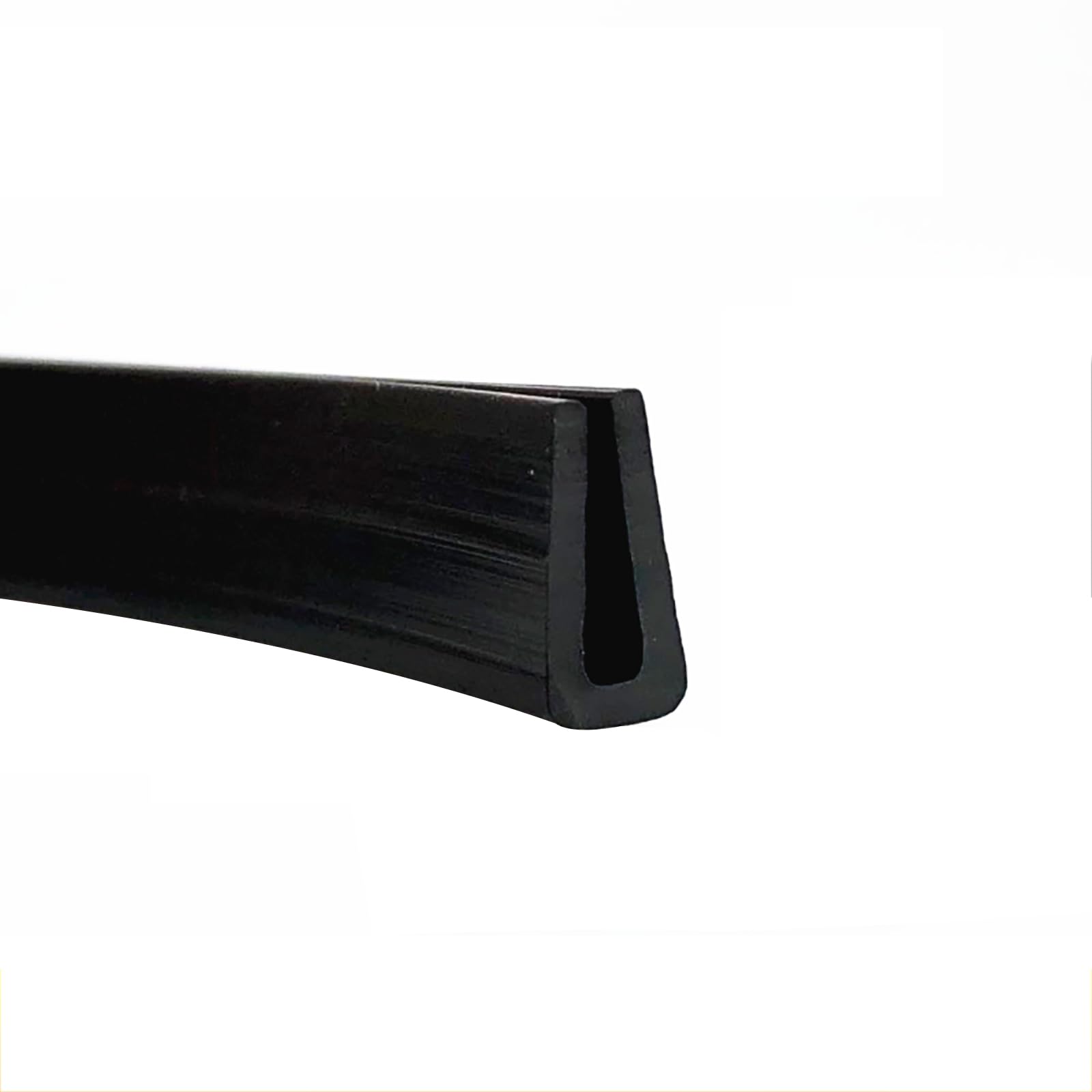 Kantenschutz, Gummidichtung U-Kanal, 3,28 Fuß schwarzer Gummi-Wetterschutz-Isolierkantendichtungsstreifen, for Fenster- und Türschalldämmung, Breite x Höhe, 8 mm x 11 mm(4.5mm x 10mm) von KOINEN