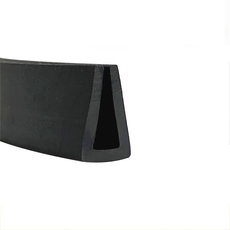 Kantenschutz, Gummidichtung U-Kanal, 3,28 Fuß schwarzer Gummi-Wetterschutz-Isolierkantendichtungsstreifen, for Fenster- und Türschalldämmung, Breite x Höhe, 8 mm x 11 mm(5mm x 10mm) von KOINEN