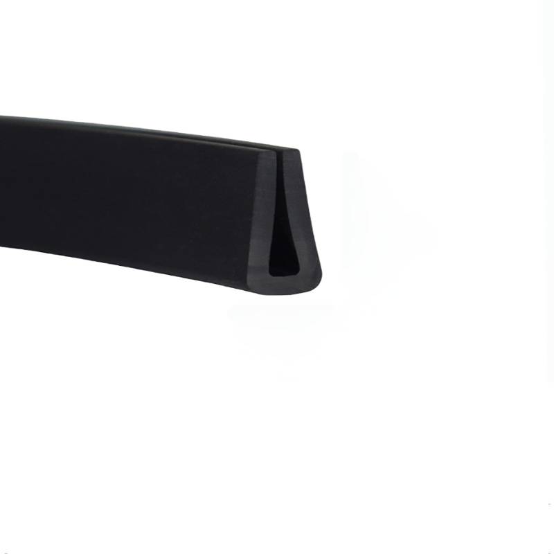 Kantenschutz, Gummidichtung U-Kanal, 3,28 Fuß schwarzer U-förmiger Autotürkantendichtungsstreifen zur Schalldämmung von Fenstern und Türen, Breite x Höhe, 10 mm x 7 mm(15mm x 7mm) von KOINEN