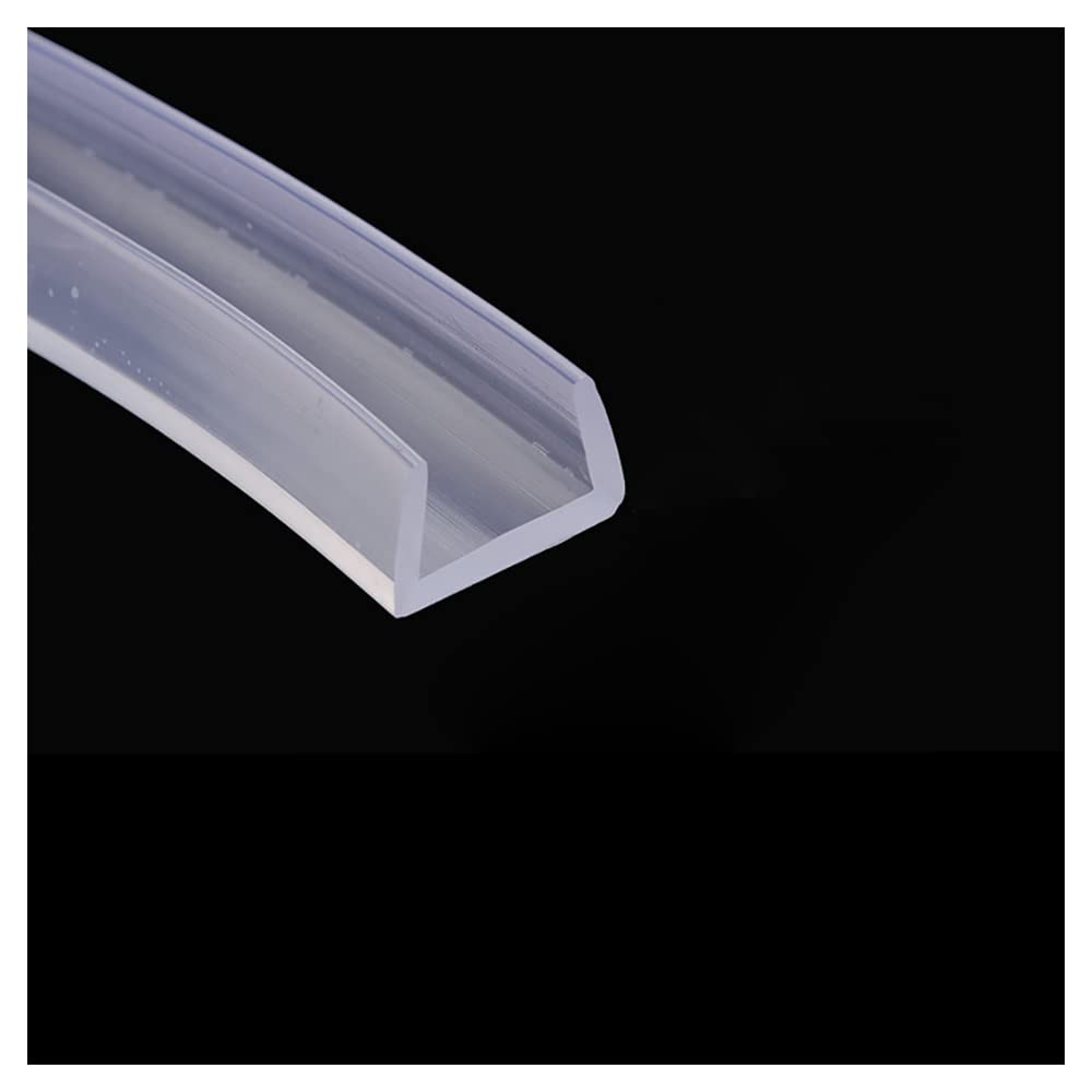 Kantenschutz, Gummidichtung U-Kanal, Gummidichtung U-Form U-förmiger Kanal Gummistreifen Gummiverkleidung Geeignet for Glas und Metall Einfach zu installieren, Länge 39,3 Zoll (1 Meter), 16 * 10 mm(25 von KOINEN
