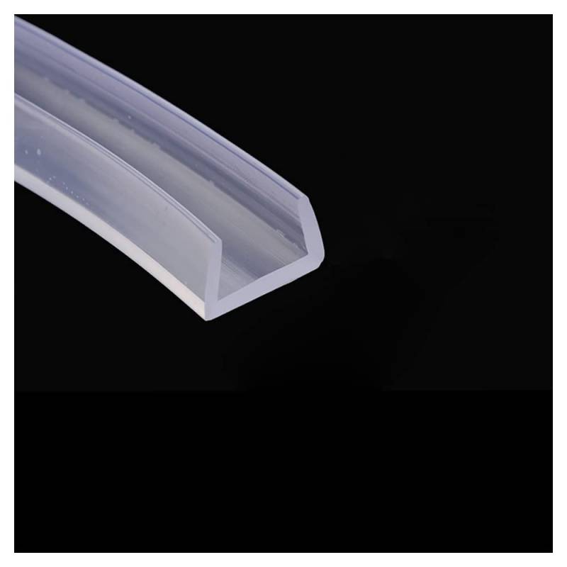 Kantenschutz, Gummidichtung U-Kanal, Gummidichtung U-Form U-förmiger Kanal Gummistreifen Gummiverkleidung Geeignet for Glas und Metall Einfach zu installieren, Länge 39,3 Zoll (1 Meter), 16 * 10 mm(25 von KOINEN