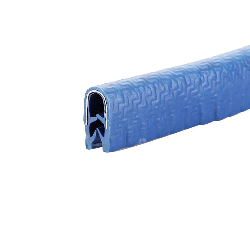 Kantenschutz, Gummidichtung U-Kanal, Kantenleiste 3,28 Fuß Gummikantenleiste, Wetterschutz, Metallkantenschutz, Türkantenschutz-Dichtungsstreifen, Höhe x Breite, Rot, 8 mm x 6 mm(Blue,13mm x7mm) von KOINEN