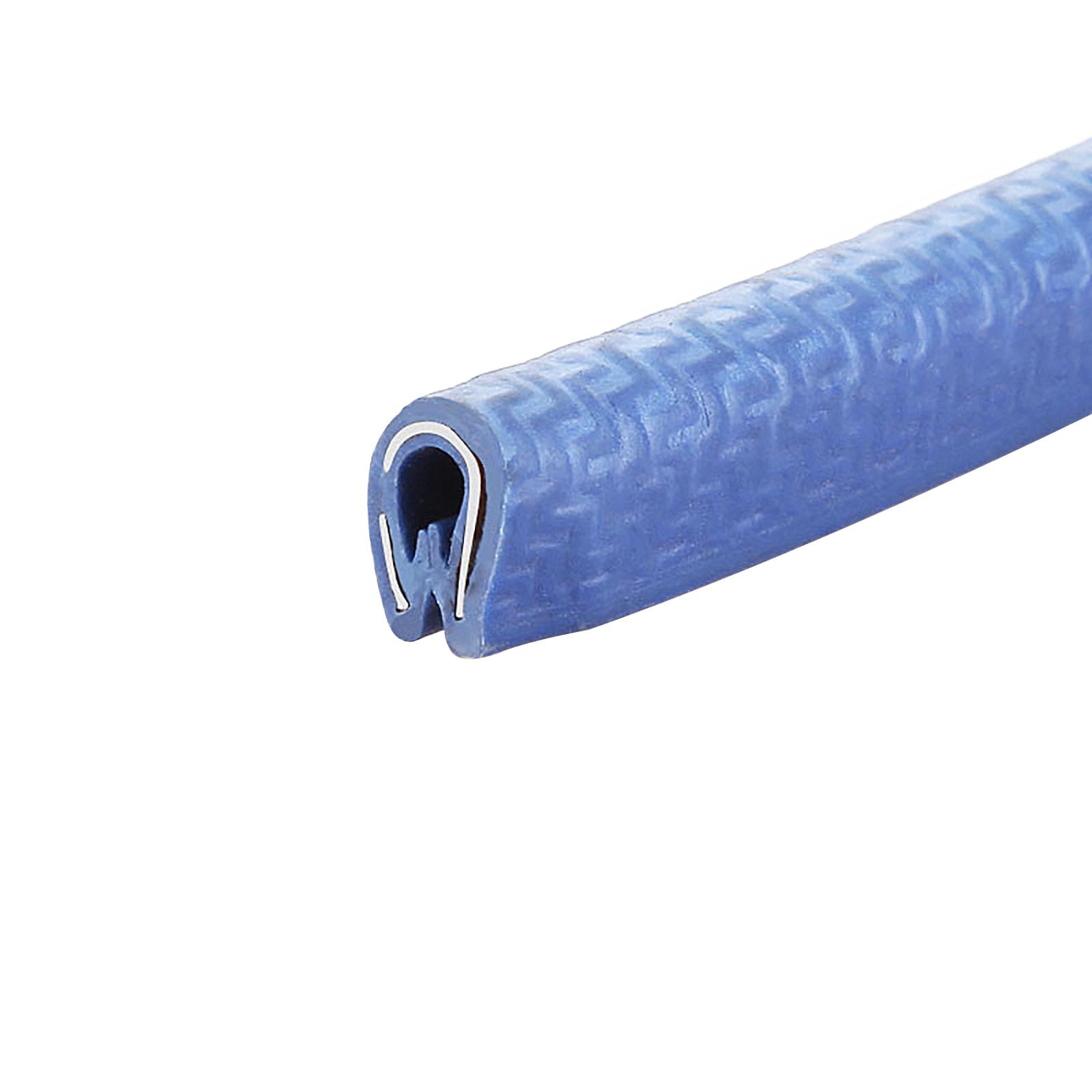 Kantenschutz, Gummidichtung U-Kanal, Kantenleiste 3,28 Fuß Gummikantenleiste, Wetterschutz, Metallkantenschutz, Türkantenschutz-Dichtungsstreifen, Höhe x Breite, Rot, 8 mm x 6 mm(Blue,8mm x 6mm) von KOINEN