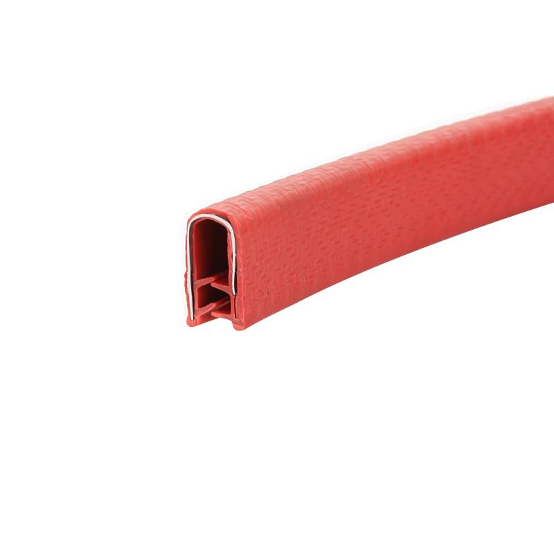 Kantenschutz, Gummidichtung U-Kanal, Kantenleiste 3,28 Fuß Gummikantenleiste, Wetterschutz, Metallkantenschutz, Türkantenschutz-Dichtungsstreifen, Höhe x Breite, Rot, 8 mm x 6 mm(Red,15mm x 8mm) von KOINEN