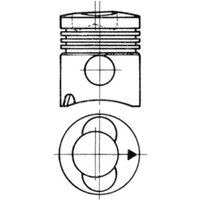 Kolben KOLBENSCHMIDT 93315600 von Kolbenschmidt