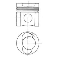 Kolben KOLBENSCHMIDT 94412600 von Kolbenschmidt