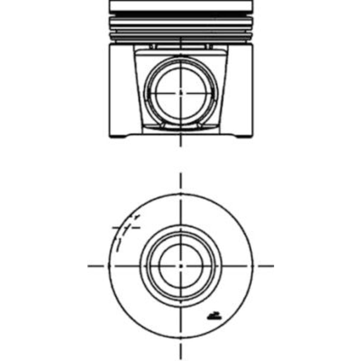 Kolbenschmidt 40285600 - Kolben von KOLBENSCHMIDT