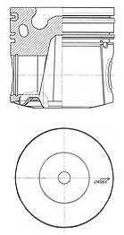 Kolbenschmidt Kolben [Hersteller-Nr. 41081600] von KOLBENSCHMIDT