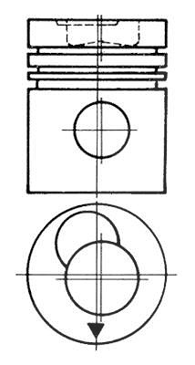 Kolbenschmidt Kolben [Hersteller-Nr. 92969600] von KOLBENSCHMIDT