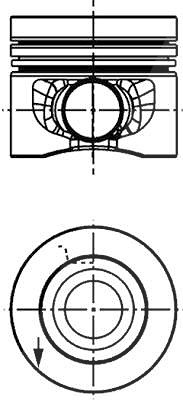 Kolbenschmidt Kolben [Hersteller-Nr. 40558610] für Audi, Seat, Skoda, VW von KOLBENSCHMIDT