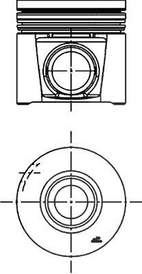 Kolbenschmidt Kolben [Hersteller-Nr. 40285600] für Fiat, Iveco von KOLBENSCHMIDT