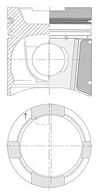 Kolbenschmidt Kolben [Hersteller-Nr. 40207600] von KOLBENSCHMIDT