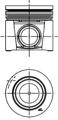 Kolbenschmidt Kolben [Hersteller-Nr. 41707620] für Fiat, Iveco von KOLBENSCHMIDT