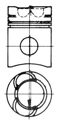 Kolbenschmidt Kolben [Hersteller-Nr. 99488600] von KOLBENSCHMIDT