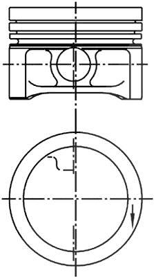 Kolbenschmidt Kolben [Hersteller-Nr. 99927600] für Smart von KOLBENSCHMIDT