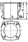 Kolbenschmidt Zylinderlaufbuchse [Hersteller-Nr. 89537110] von KOLBENSCHMIDT