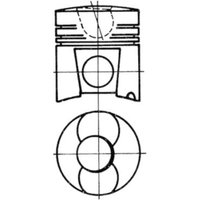 Reparatursatz, Kolben, Zylinderlaufbuchse KOLBENSCHMIDT 93224960 von Kolbenschmidt