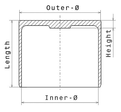 Kolbenschmidt Ventilstößel [Hersteller-Nr. 50007953] für Citroën, Ds, Peugeot von KOLBENSCHMIDT