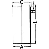 Zylinderlaufbuchse KOLBENSCHMIDT 89177190 von Kolbenschmidt