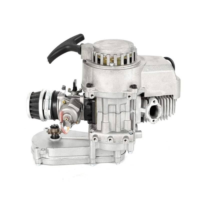 KOLHGNSE 49CC 2-Stroke Engine Motor Kit Seilzugstarter für Pocket Mini Dirt Bike ATV Scooter Pocket Bike von KOLHGNSE