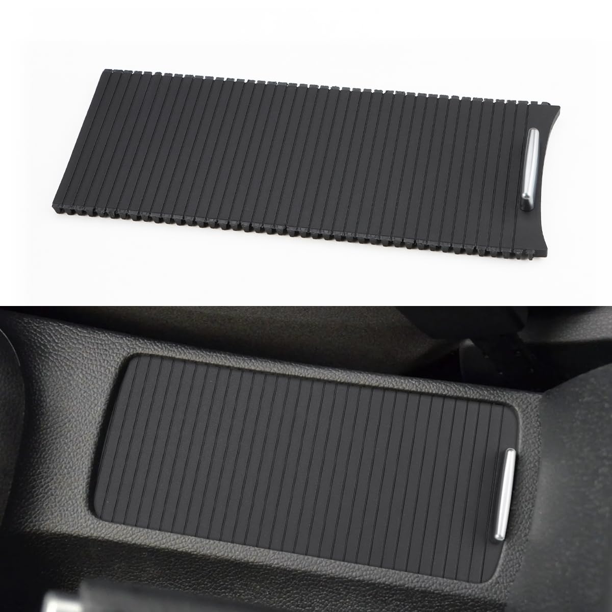 KOLOME Auto-Mittelkonsole Getränkeabdeckung Schieberollo für 2009–2014 Golf 6 2006-2011 Sagitar Scirocco S Mittelkonsole Wasser Becher Halter Abdeckung Wasserbecherhalter-Vorhang Rollo KOLOME Auto-Mittelkonsole Getränkeabdeckung Schieberollo für 2009–2014 Golf 6 2006-2011 Sagitar Scirocco S Mittelkonsole Wasser Becher Halter Abdeckung Wasserbecherhalter-Vorhang Rollo von KOLOME