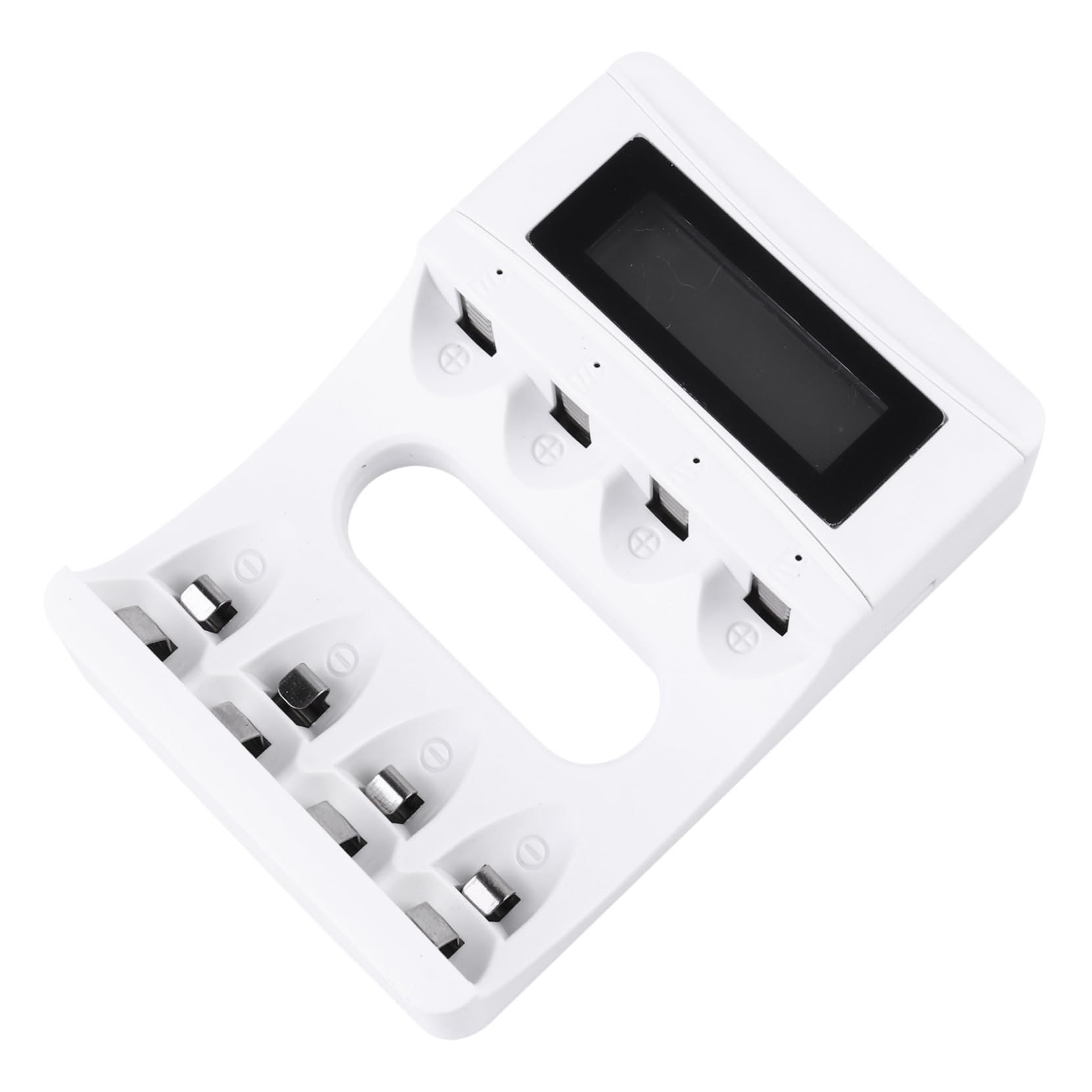 KOMBIUDA Batterieladegerät Mit Lcd-display Wiederaufladbare Batterieladegeräte Alle Ladegeräte Für Wiederaufladbare Batterien 18650 Ladegerät Werkzeug 4-fach Akkuladegerät Weiß Abs KOMBIUDA Batterieladegerät Mit Lcd-display Wiederaufladbare Batterieladegeräte Alle Ladegeräte Für Wiederaufladbare Batterien 18650 Ladegerät Werkzeug 4-fach Akkuladegerät Weiß Abs von KOMBIUDA