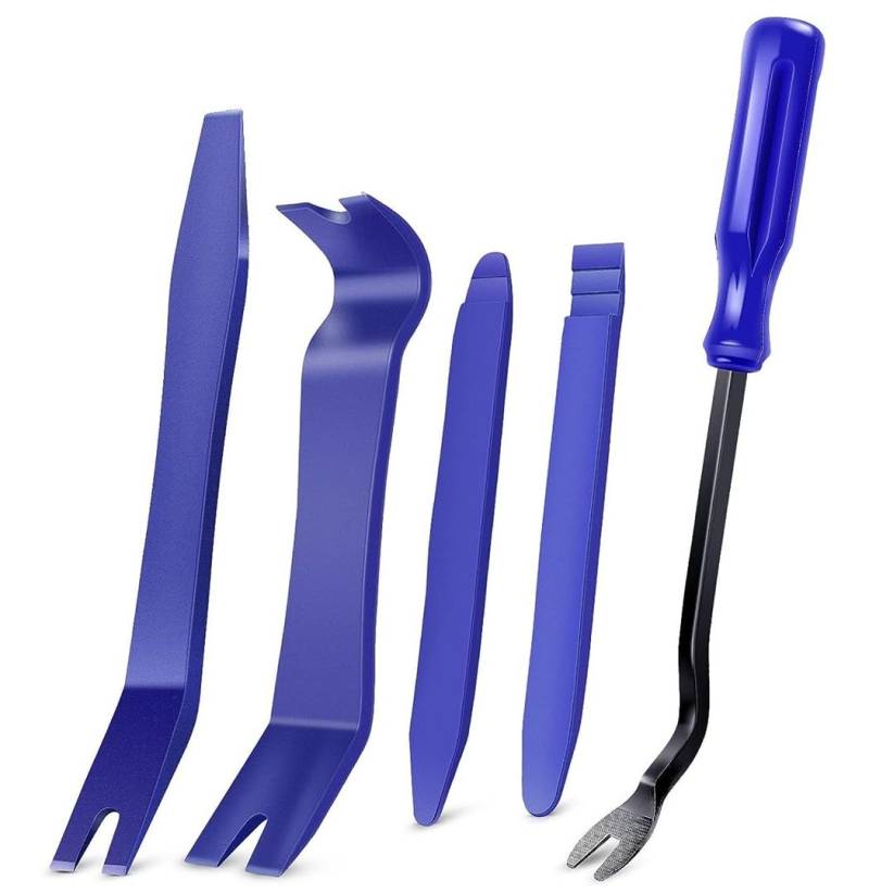 KOMUNJ 5 Stück Zierleisten-Entfernungswerkzeuge, effizientes Radio-Entfernungswerkzeug, stabile Auto-Werkzeuge und Ausrüstung, für Auto Auto Tür Clip Panel Trim Removal von KOMUNJ