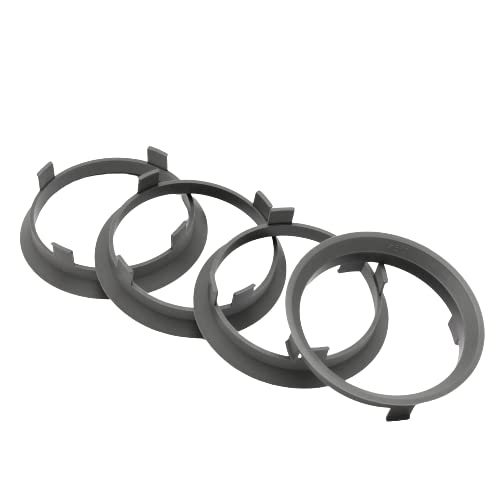 KONIKON 4X Zentrierringe 60,1 x 57,1 mm Dunkelgrau Felgen Ringe Radnaben Zentrierring Adapterring Ring Felgenring Distanzring Made in Germany von KONIKON